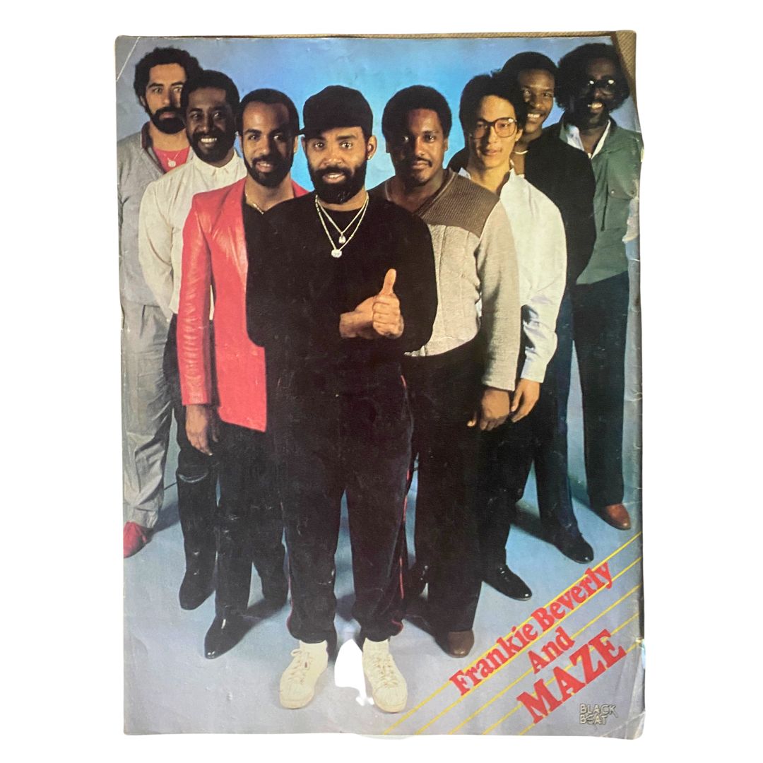 Vintage Black Beat Magazine Frankie Beverly and Maze No Label