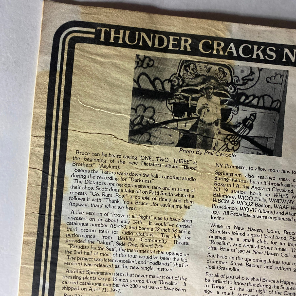 Vintage Hit Parader Magazine June 1976 Robert Plant w Centerfold No Label
