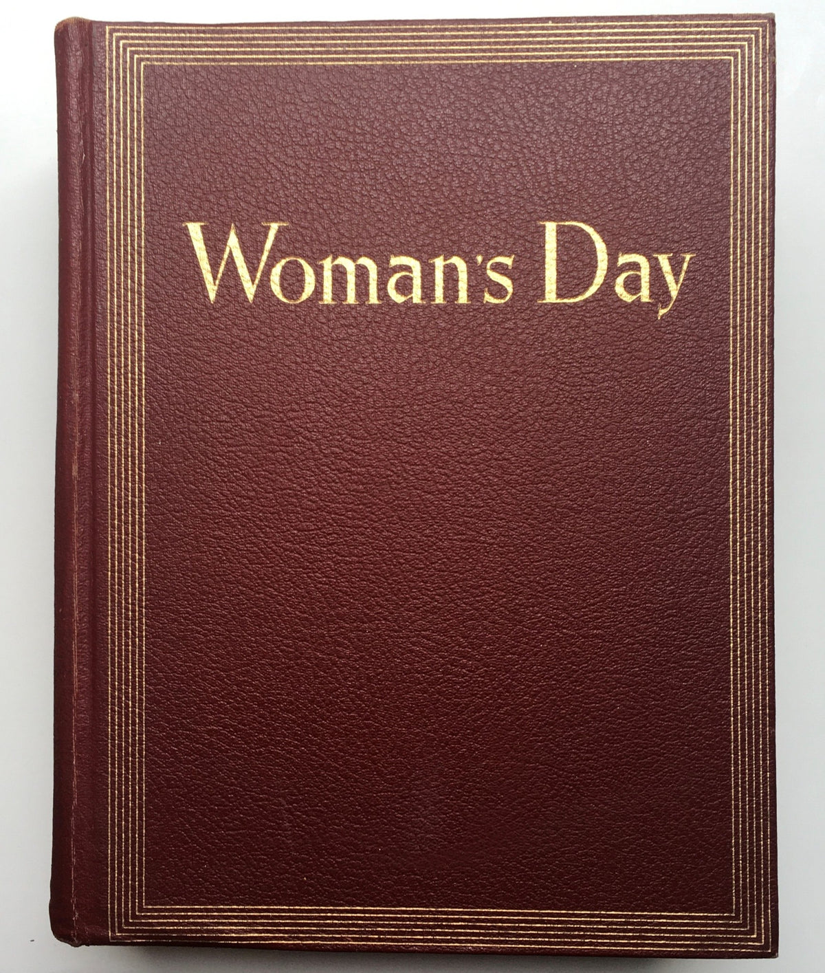 1952 Woman's Day Magazine, complete year-round compilation bound in a single book, featuring all issues from the year.