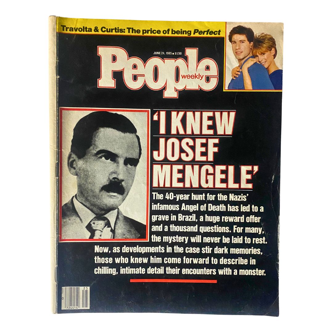 Vintage People Weekly Magazine June 24 1985 Dr. Josef Mengele No Label