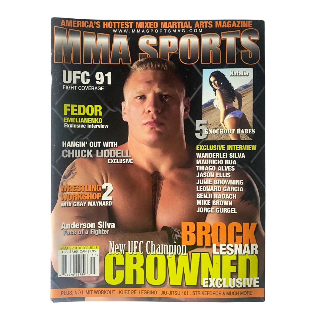 MMA Sports Magazine Issue 15 Brock Lesnar Cover VG No Label