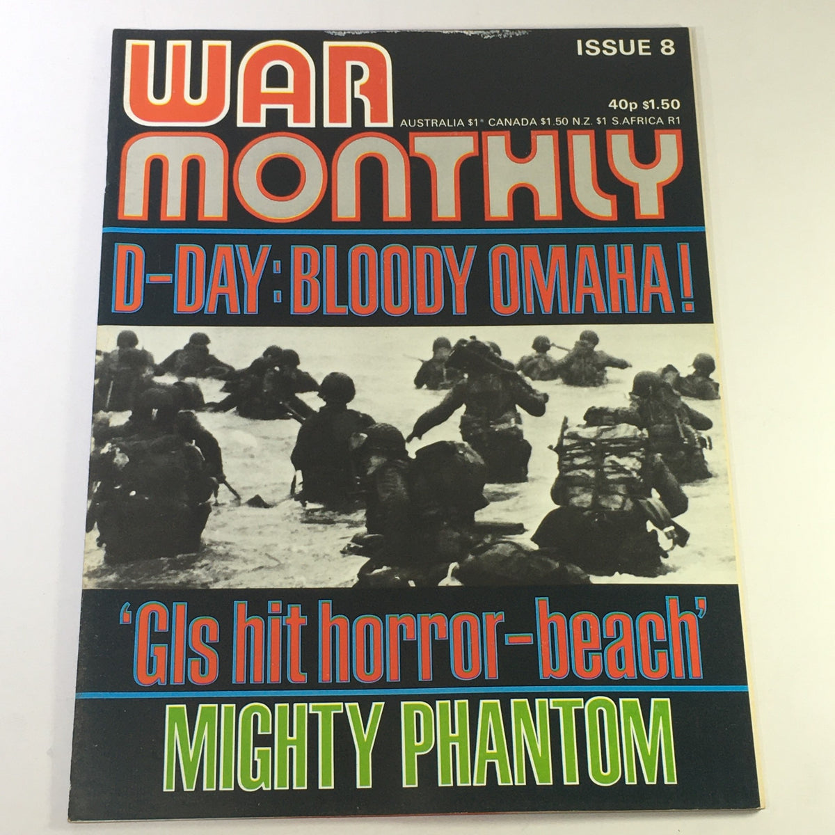 Vintage War Monthly Magazine Issue 8 November 1974 - Duke of Parma / Bloody Omaha