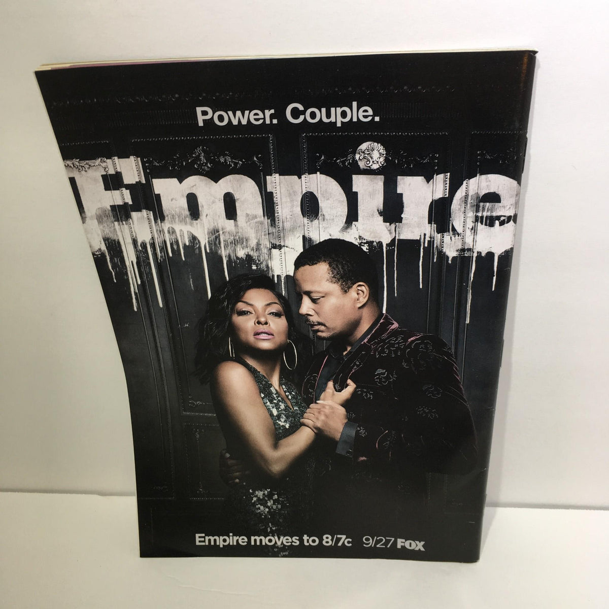 Empire Magazine cover featuring the cast, advertising the show's new season, highlighting the power couple with the tagline 'Power. Couple.' from the TV Guide Sept 4-17 2017 Double Issue The 65th Annual Fall Preview.