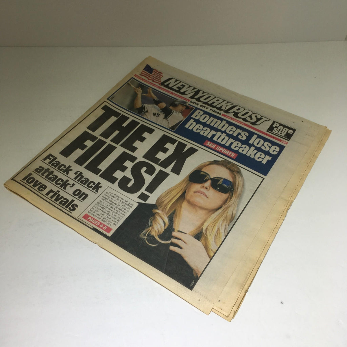 NY Post 10/20/09 The Ex Files Vintage Magazine