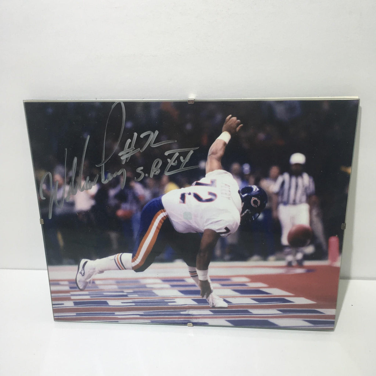 William Perry The Fridge Signed Photo Chicago Bears NFL Auto autograph  | No COA
