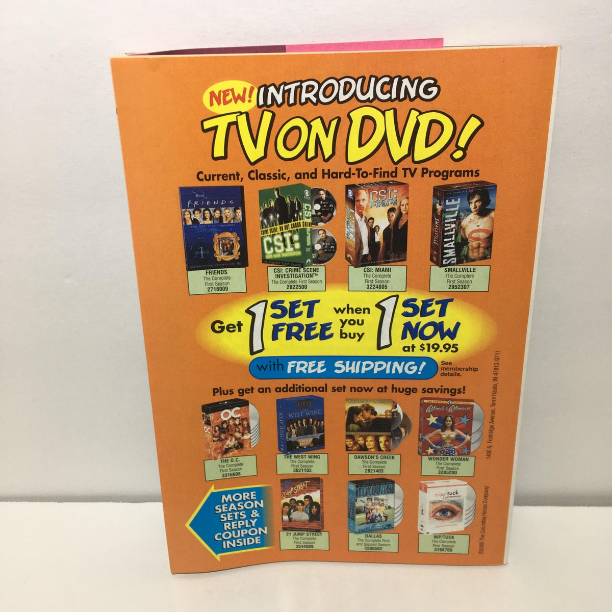 Promotional page inside the TV Guide offering special deals on DVDs, with the title 'TV Guide April 24-30 2005 Kiefer Sutherland Sneak Preview Cover'.