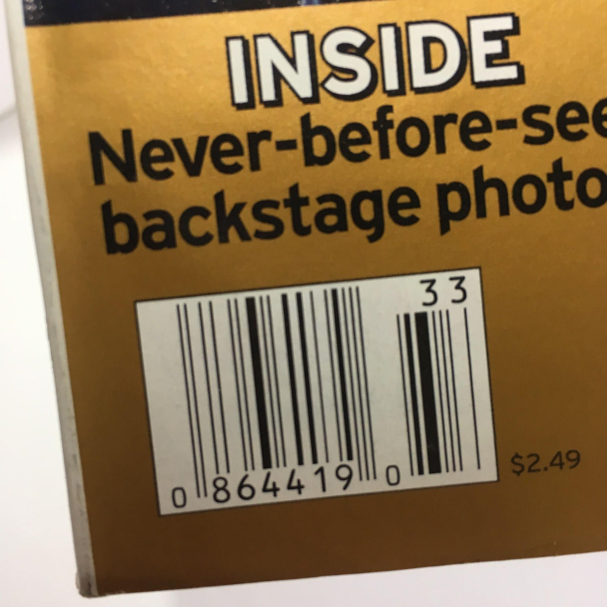 Barcode detail from the TV Guide Aug 14-20 2005 featuring The Beatles Ringo Starr cover, highlighting exclusive content.