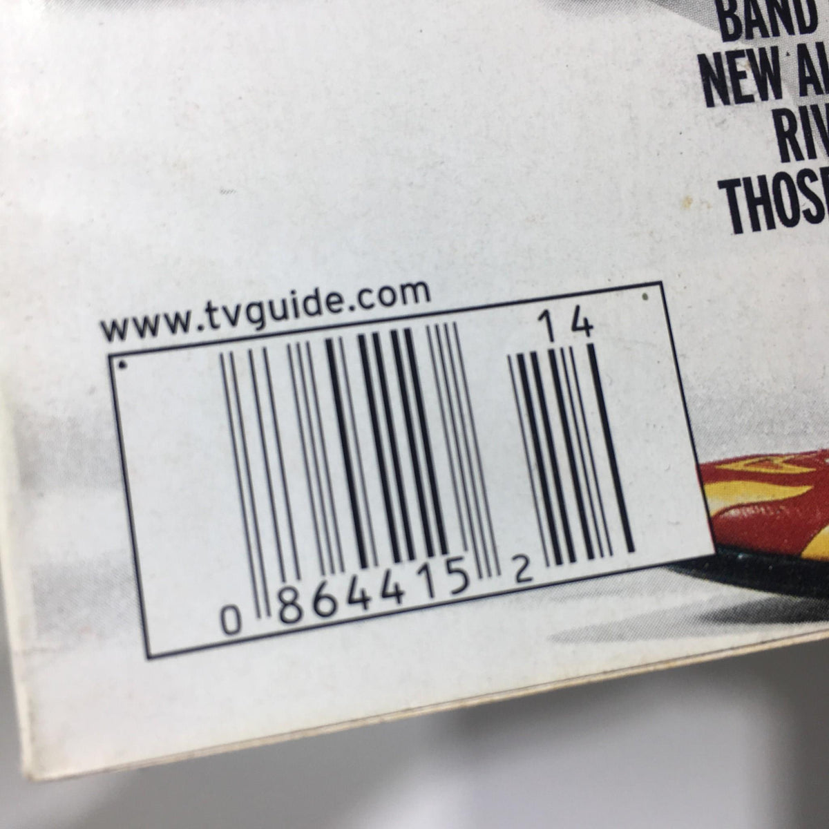 TV Guide April 1-7 2000 Justin Timberlake NSYNC Cover featuring a barcode on the back cover.