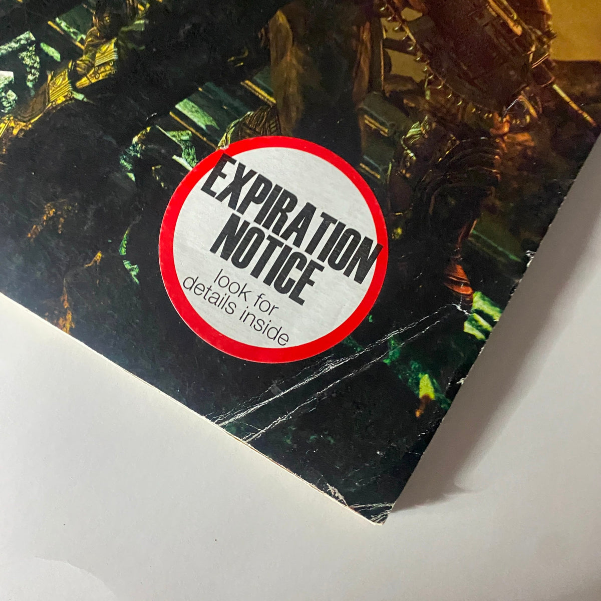 Game Informer Magazine June 2010 Issue 206 featuring an 'Expiration Notice' sticker on the cover, emphasizing its collectible nature alongside Marvel vs Capcom 3.