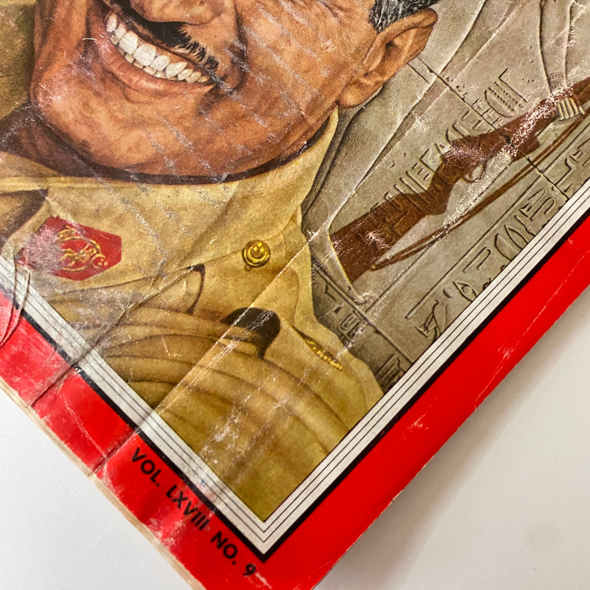 Cover of VTG Time Magazine August 27, 1956 Vol 68 No. 9 featuring Gamal Nasser, showcasing vintage magazine aesthetics.