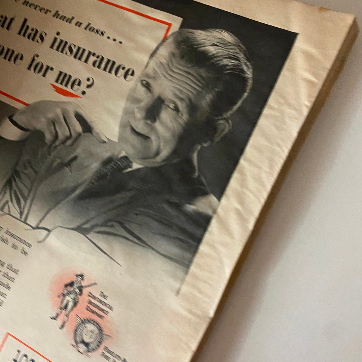 Interior page of VTG Time Magazine April 6, 1953, displaying an advertisement with a classic design from the 1950s.
