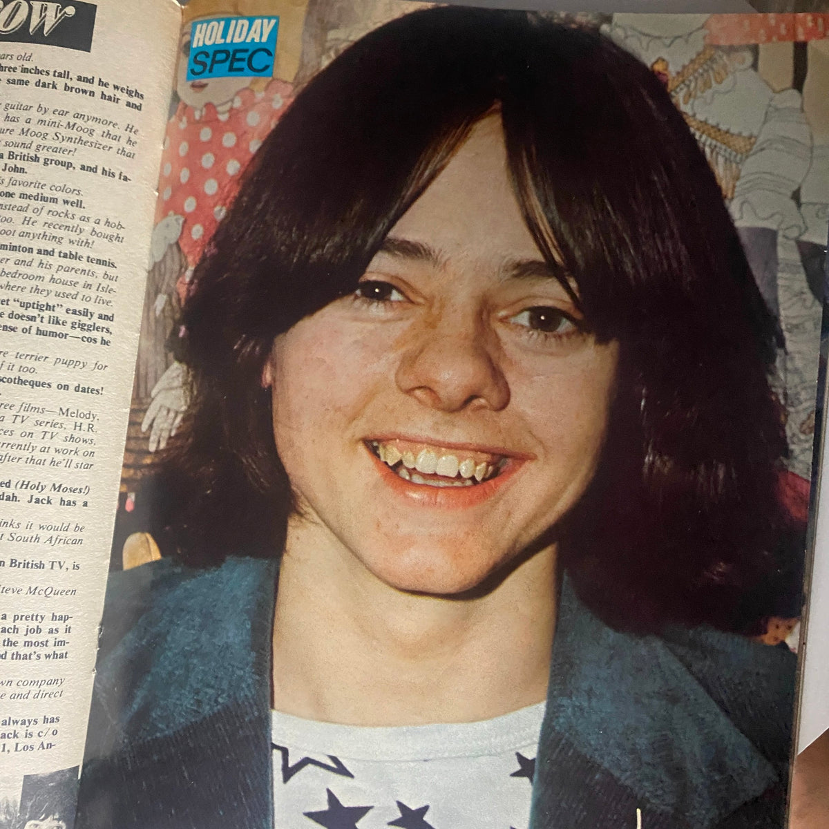 Vintage 16 SPEC Magazine September 1971 Bobby Sherman w Poster No Label