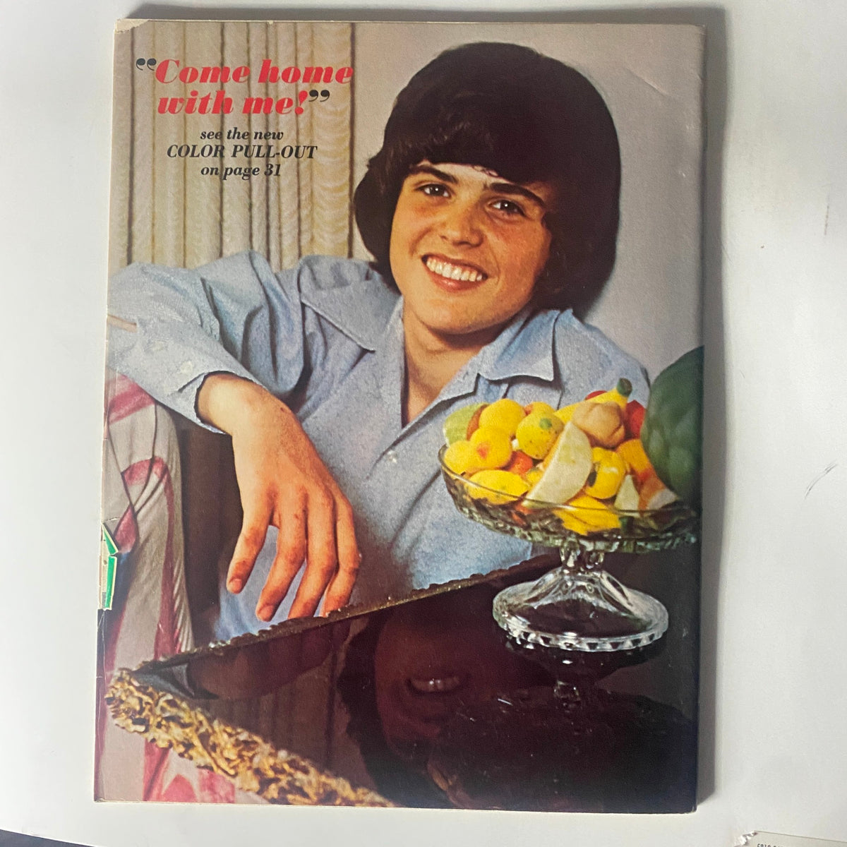 Vintage 16 SPEC Magazine December 1972 Donny Osmond, Jackson 5 w Poster No Label