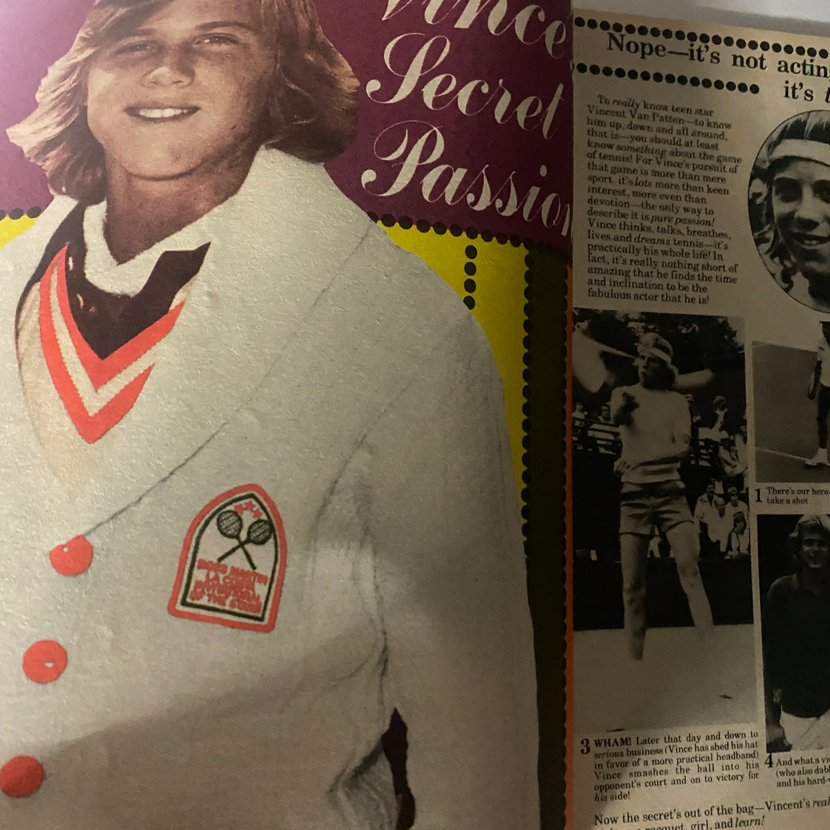 Vintage 16 Magazine October 1974 Rick Springfield, Alice Cooper, Jackson 5 w Poster