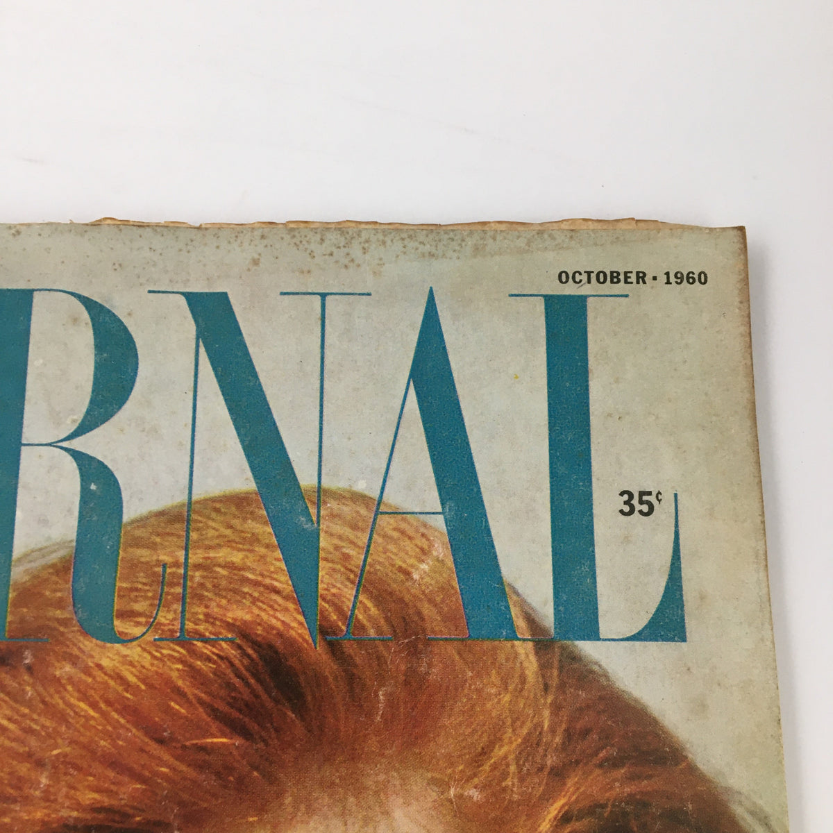 Cover of Ladies' Home Journal Magazine October 1960 featuring the title prominently displayed, vintage design elements, and details indicating it's the October issue.