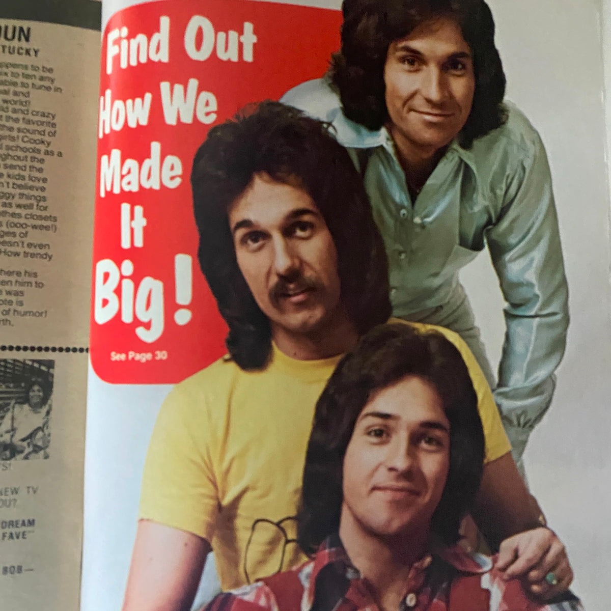 Vintage 16 Magazine October 1975 Elton John, Vince Pan Patten VG w Poster