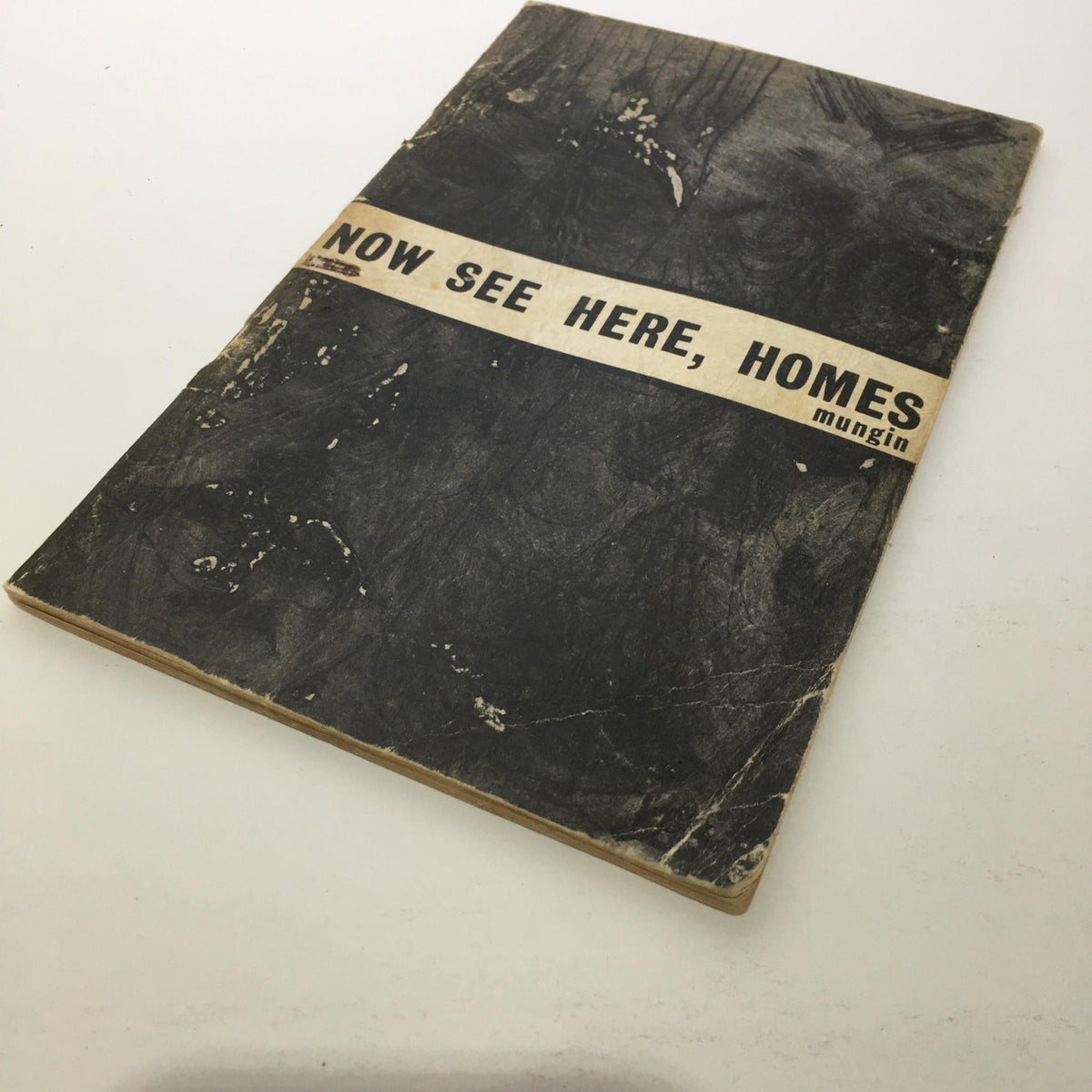 Cover of 'Now See Here, Homes: The 2nd Book of Black Contemporary Poetry' by Horace Mungin, displaying a minimalist black design with the title.