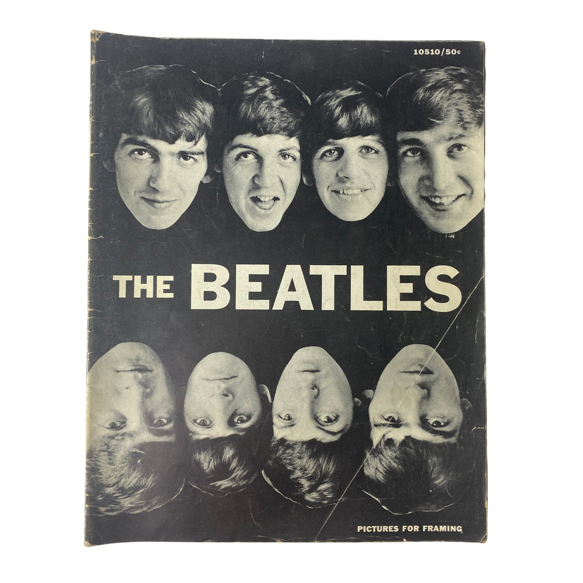 1964 The Beatles by Norman Parkinson Pictures for Framing cover showcasing various images of the band members in a unique arrangement.