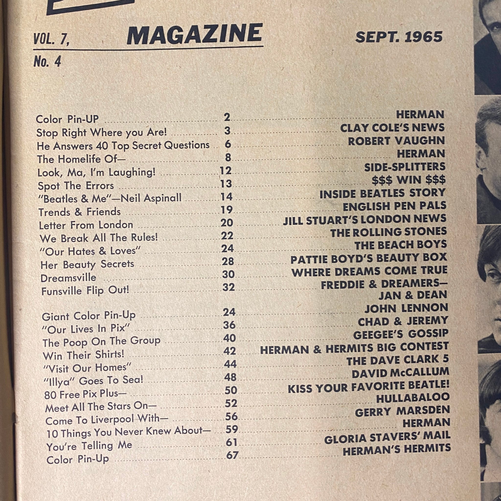16 Magazine Sep 1965 Herman & Clay Cole