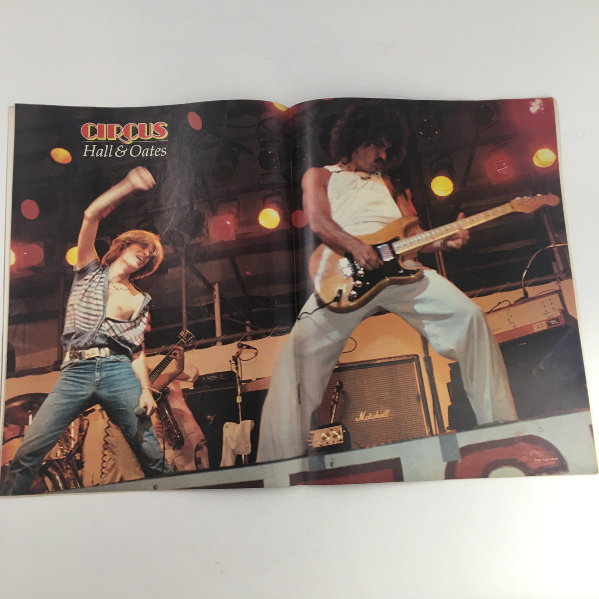 Circus Magazine July 20, 1978 featuring Hall & Oates performing live on stage with vibrant lighting, capturing the essence of the late '70s rock scene.