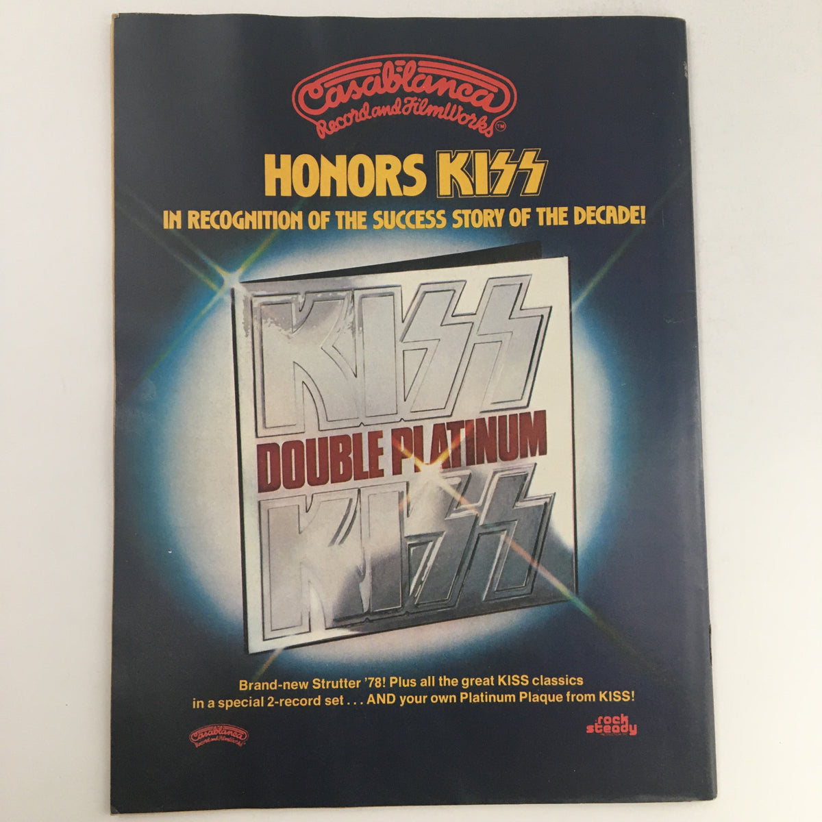 Circus Magazine June 8, 1978 featuring Carly Simon and Kiss in Japan, with a promotional poster celebrating Kiss's success. The image showcases the magazine cover highlighting the iconic band and their cultural impact during the late 1970s.