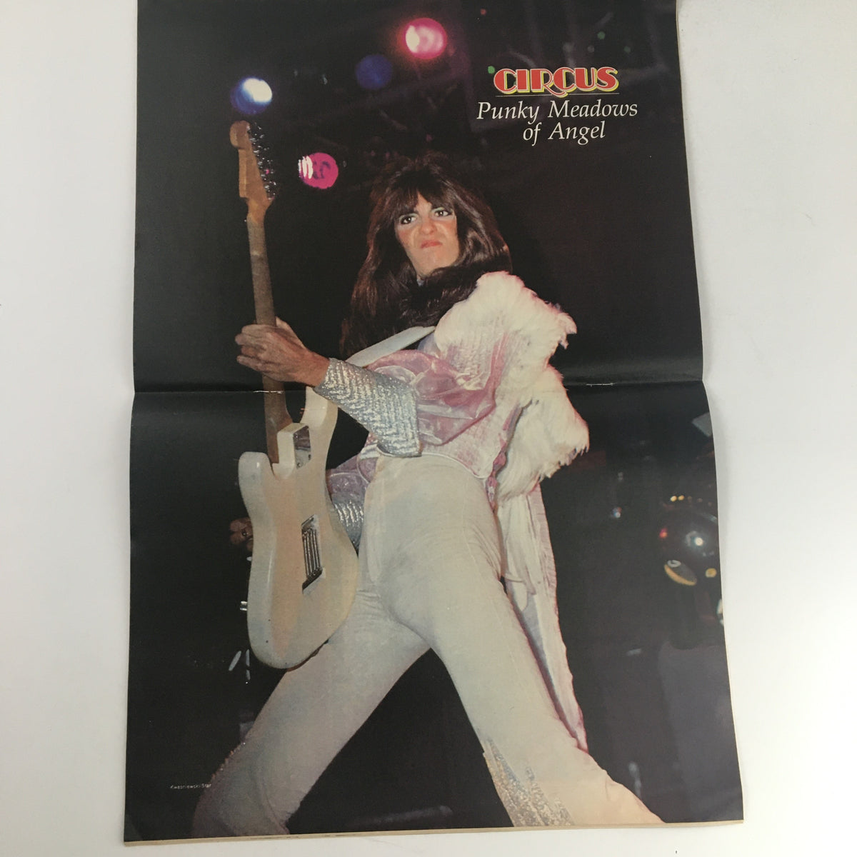 Circus Magazine June 22 1978 featuring Punky Meadows of Angel in a vibrant performance pose, showcasing his fashion and style from the late 1970s punk rock era.