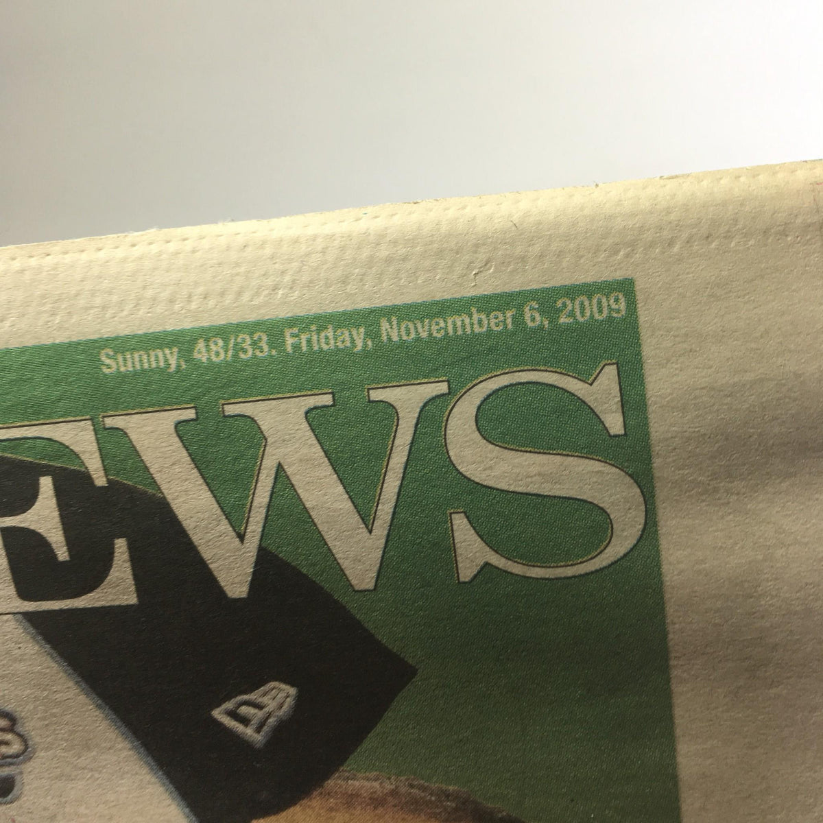 NY Daily News: Nov 6 2009 Parade of Champions World Series Celebration Special featuring the date prominently displayed, underscoring the historic day.