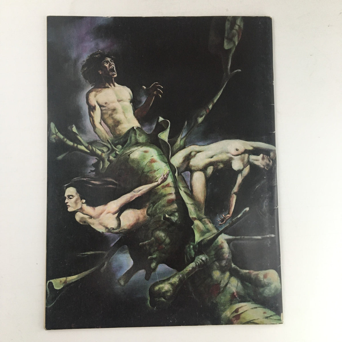 Cover of Heavy Metal Magazine September 1979, featuring an artistic depiction of human figures intertwined with abstract elements, reflecting the magazine's bold art style.