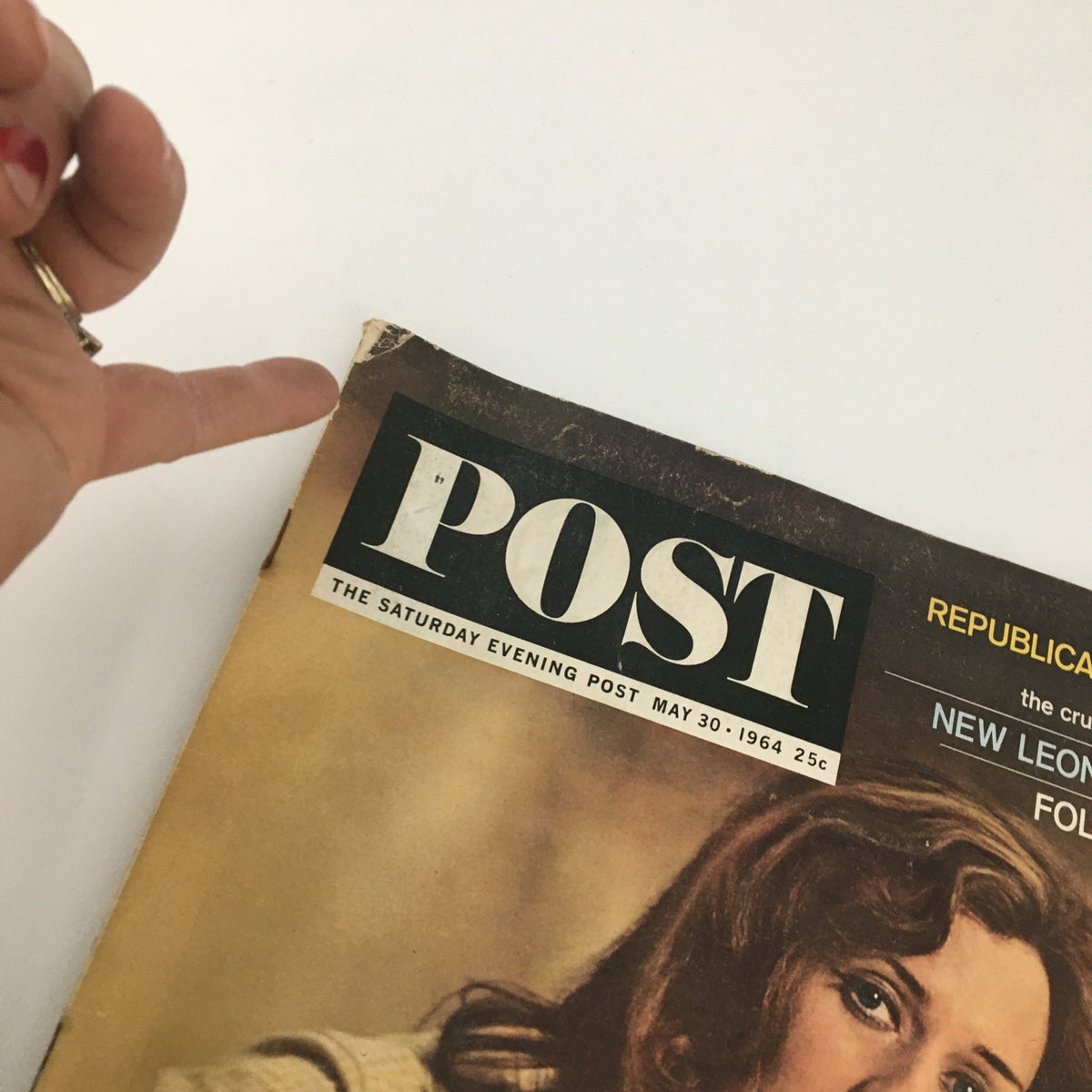 The Saturday Evening Post May 30 1964 cover featuring the vintage design and the title prominently displayed, showcasing its authenticity and historical significance.