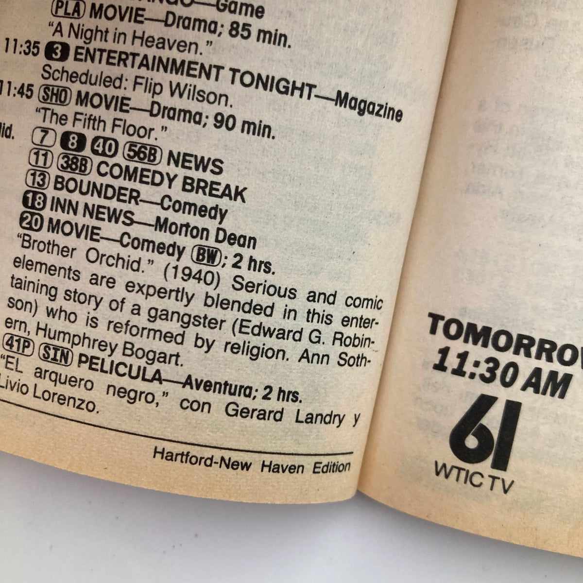 Interior page of TV Guide Magazine October 12, 1985, displaying TV listings and programming information, capturing the essence of 1980s television.