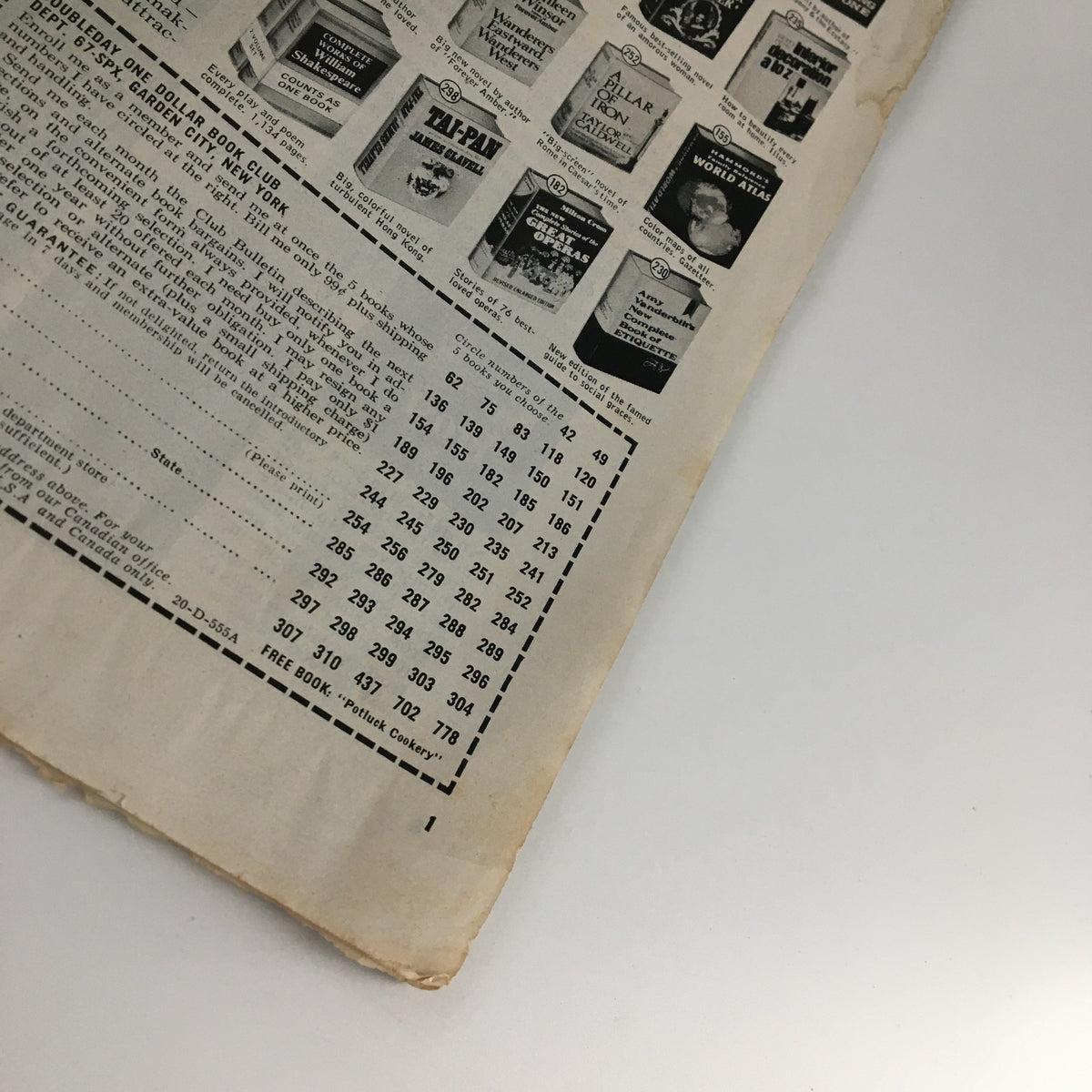 Back cover image of The Saturday Evening Post July 16, 1966, depicting advertisements typical of the era and the magazine's vintage condition.