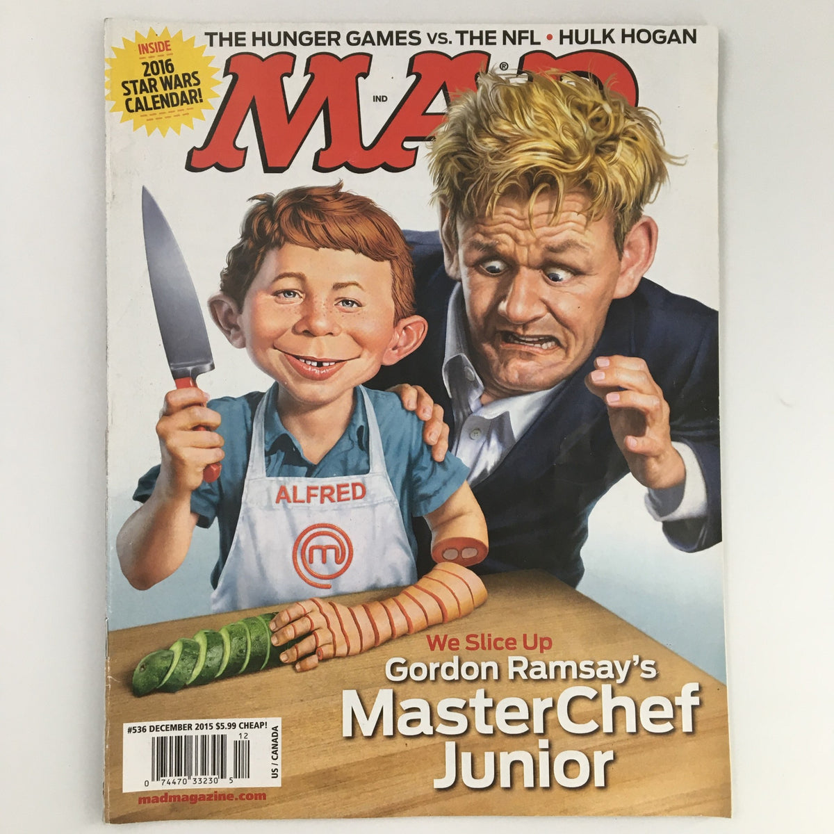 Mad Magazine Dec 2015 #536 - Gordon Ramsay
