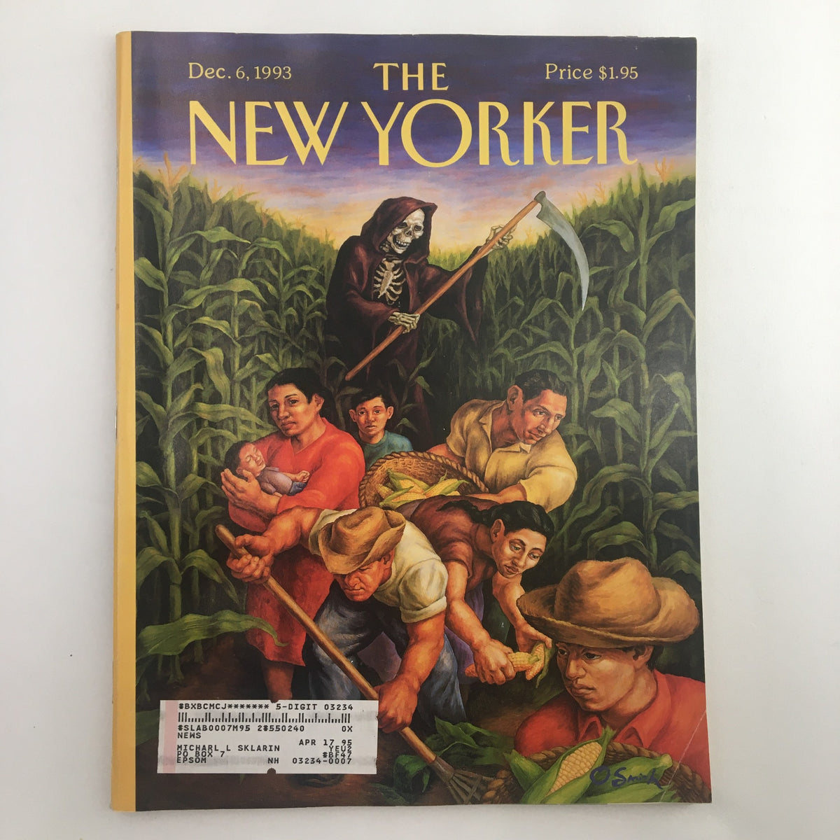 The New Yorker Full Magazine December 6 1993 In The Field by Owen Smith