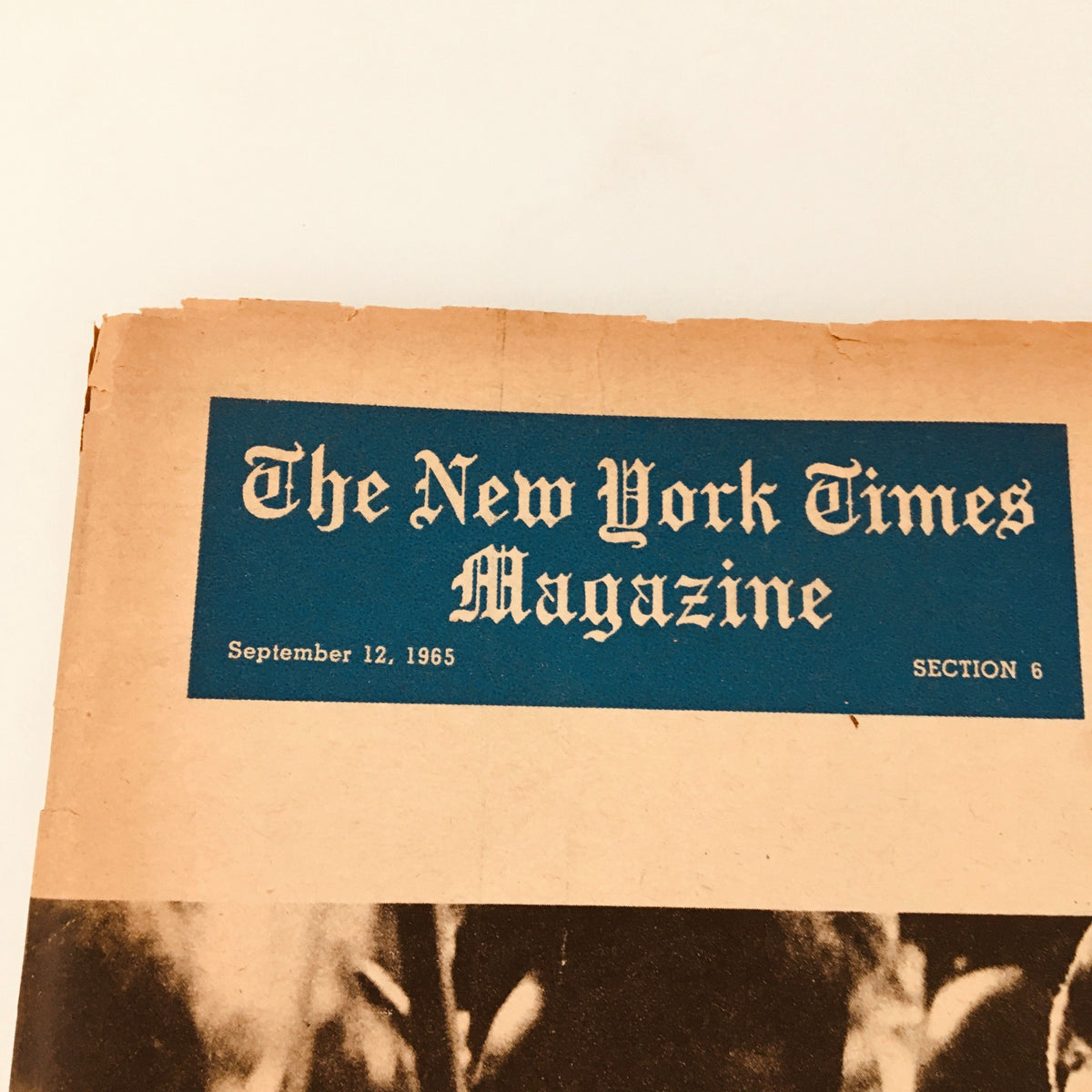 The New York Times Magazine September 12 1965 cover featuring the title and date, highlighting its collectible value.
