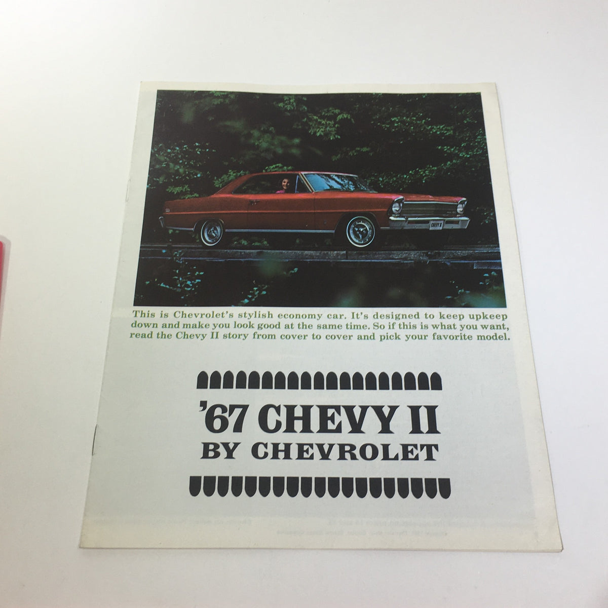 1967 Chevy II by Chevrolet Nova Super Sport Coupe 4-Speed Car Catalog Brochure