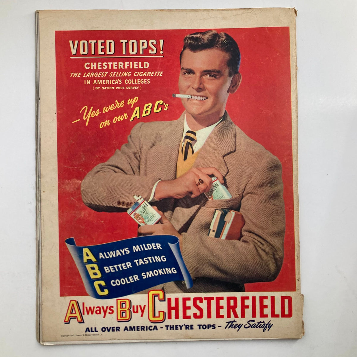 Vintage Look Magazine March 18 1947 Vol 11 No. 6 Dwight Eisenhower No Label