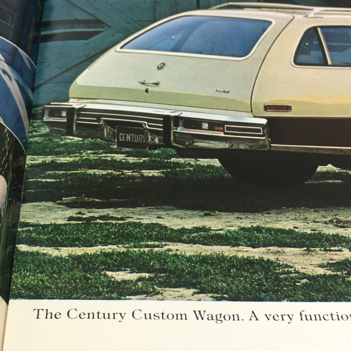 1976 Buick The Century Coupe showcasing the rear view of the car, highlighting its functional design and classic styling.