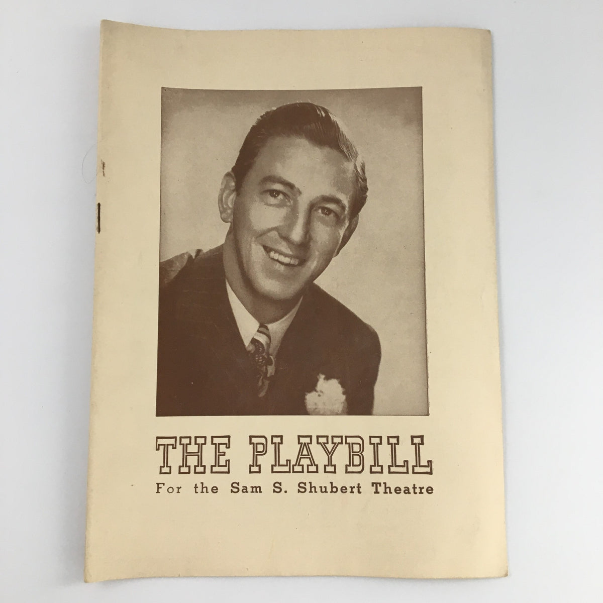 1943 Playbill for 'By Jupiter' at the Sam S. Shubert Theatre, featuring a vintage photograph of the smiling performer.