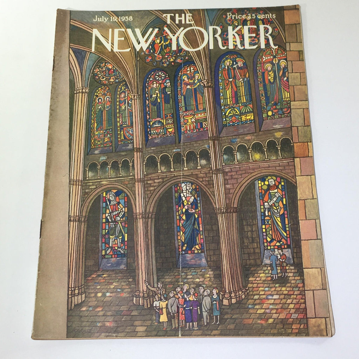 The New Yorker: July 19 1958 Full Magazine/Theme Cover Ilonka Karasz