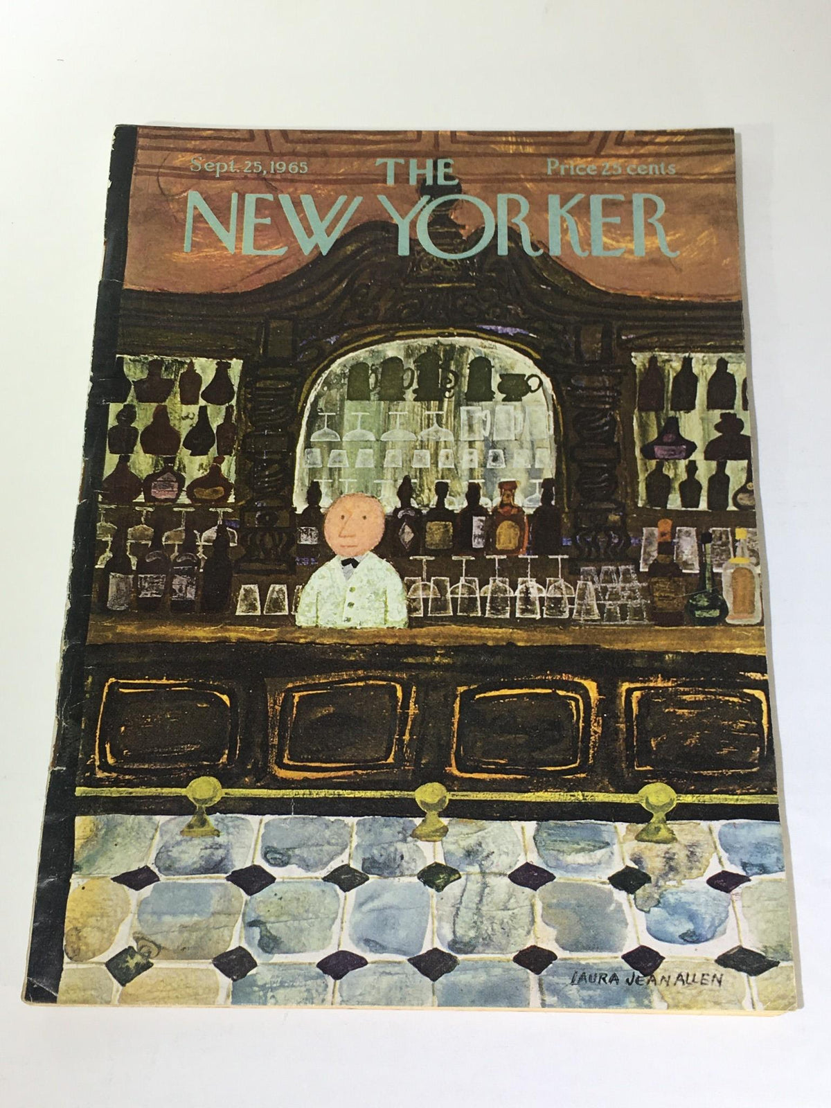 The New Yorker: September 25 1965 Full Magazine Laura Jean Allen Cover