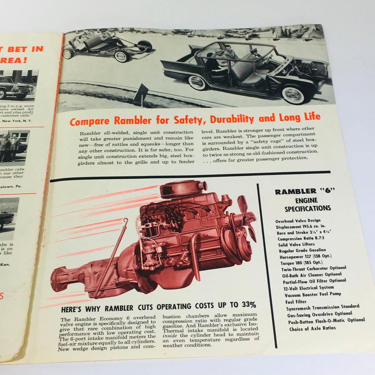 Vintage Rambler Taxicabs All-Coil Heavy Duty Seat Springs Economy 6 Car Catalog