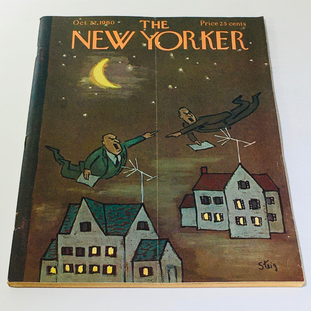 Cover of The New Yorker, October 22, 1960, featuring a thematic illustration by William Steig