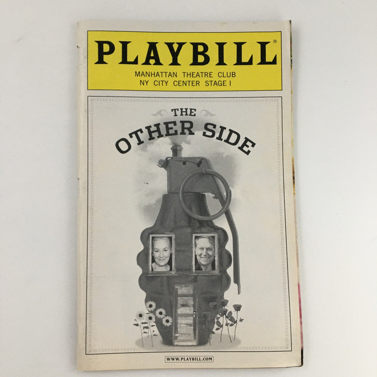 2005 Playbill for 'The Other Side' at the Manhattan Theatre Club featuring artistic cover design.