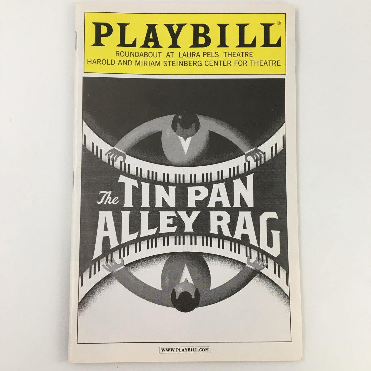 2009 Playbill for The Tin Pan Alley Rag presented by Roundabout Theater Company, featuring a black and white cover design.