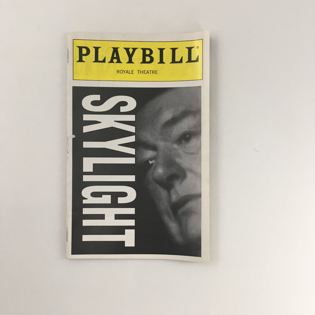 1996 Playbill for the production 'Skylight' at the Royale Theatre featuring Michael Gambon and Lia Williams, showcasing a dramatic cover design.