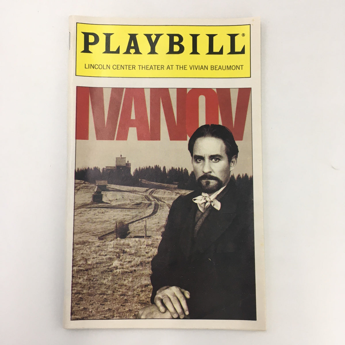 1997 Playbill Lincoln Center Theater Vivian Beaumont 'Ivanov' by Anton Chekhov showcasing the front cover featuring a promotional image from the play.