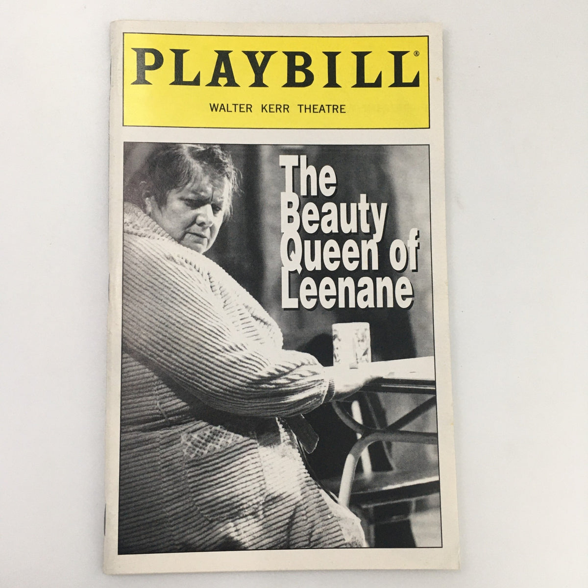 1998 Playbill for 'The Beauty Queen of Leenane' at Walter Kerr Theatre, featuring a black and white image of Anna Manahan.