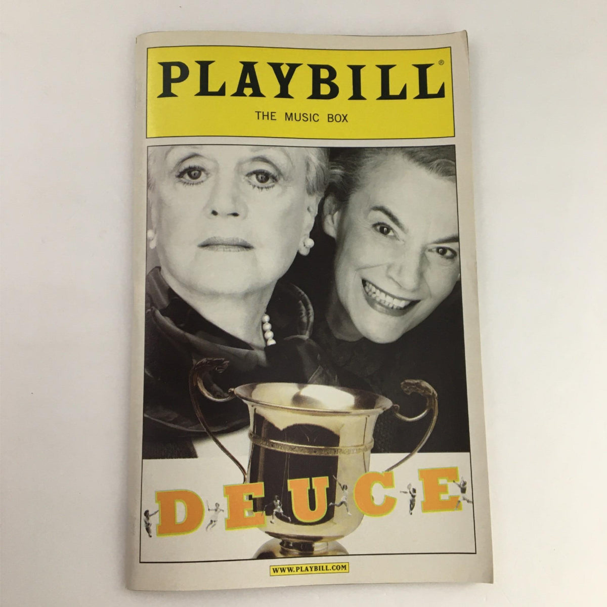 2007 Playbill Deuce by The Music Box featuring the intriguing cover with two leading actresses, Angela Lansbury and Marian Seldes.