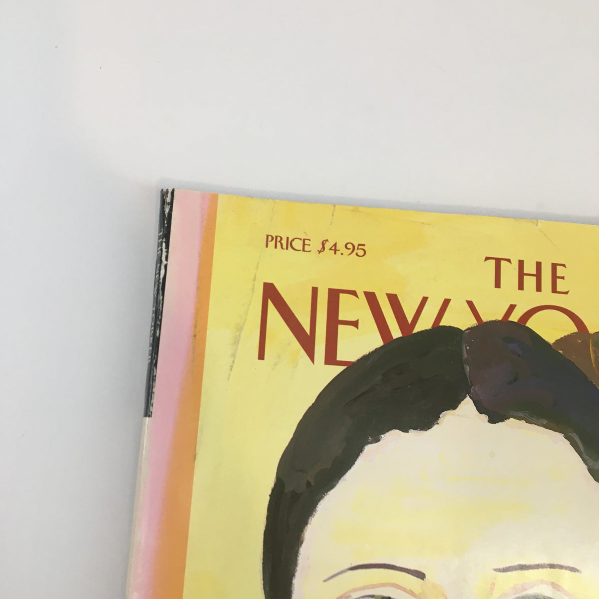 Close-up of the top corner of The New Yorker magazine, dated June 14, 2004, showing the publication date and price.