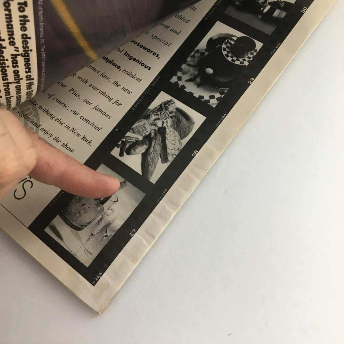 Interior page of the 1990 Playbill for The Miser showing promotional content and images related to the production.